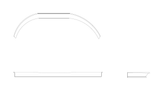 Cessna 150/152 Interior - Rear Window Trim Cover - 150K, L, M, 152 - 0414030 - 2 - 21B