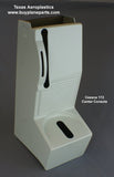 CESSNA 172 INTERIOR, CENTER CONSOLE, (28 - 0500233 - 80A), 0500233 - 1, 0500233 - 4 - Texas Aeroplastics