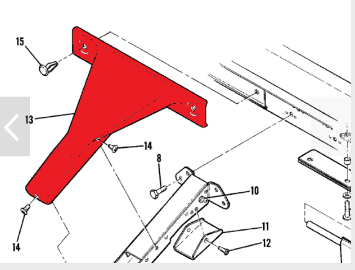 Cessna 150 Interior - Compass Mount Support Cover - 150J, K, L, A150, FA150K, FA150L (1969 - 1971), 0413475 - 1 - 21B