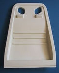 PA28 Seat Back Cover w/ rear release holes. 01-028511-00. Plane Parts Company