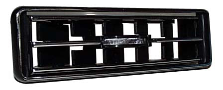 PA28 Louvered vent assembly (black with chrome trim). 60-099502-01-20P
