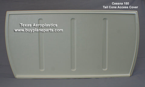 Cessna 150 Tail Cone Access Cover (1967-77) 26-26-80A. Replaces OEM parts: 0415021, 0415021-12. Manufactured by Texas Aeroplastics. 