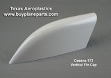Cessna 172 vertical fin cap top. Replaces OEM part number 0531006-33. Manufactured by Texas Aeroplastics.