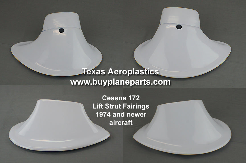 Cessna 172 Lift Strut Fairings 28-07-80A, 0522150-1, 0522150