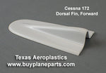 Cessna 172 Dorsal Fin Tip Forward, (1965-1971) 28-15-80A. Replaces OEM part: 0731605-3. Manufactured by Texas Aeroplastics.