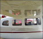 Cessna 205, 206 Baggage Door Window 34-217-18C, 1211448-24