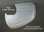 Piper Tail Cone (ABS) (Assembled) 60-30/31-80A, 60-30-80A, 60-31-80A. Replaces OEM part: 66822. Manufactured by Texas Aeroplastics.