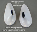RV-12, Step strut fairing (Set of two) RV-12-step fairing-80A. Manufactured by Texas Aeroplastics.