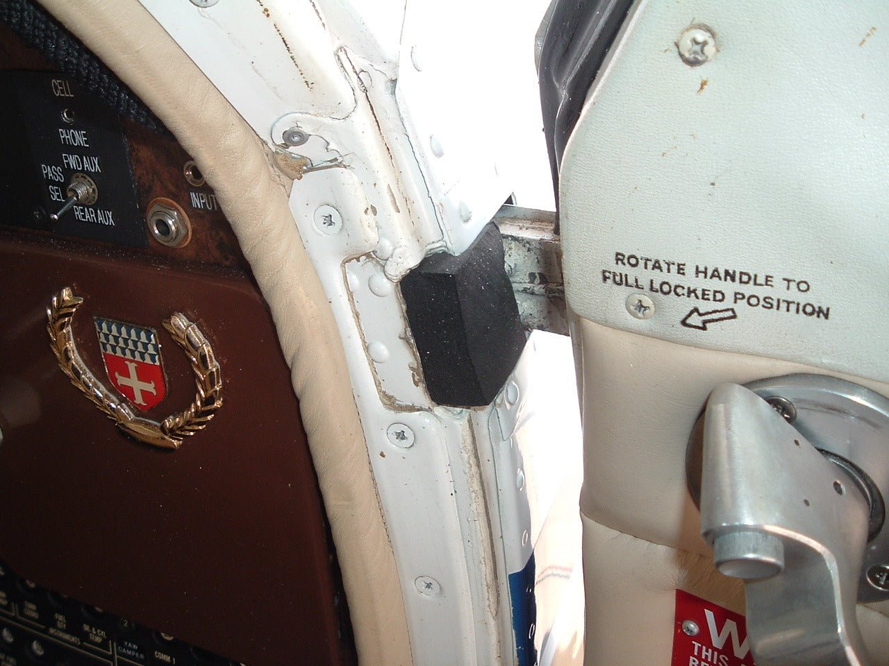 Beech Cabin Baggage Door (Includes Large Door) Door Seal, Models 33, 35, 55, 95, ADS - B133 - 18D
