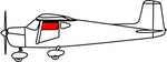 Cessna 120, 140, 150 Door Window (Left or Right); 20 - 342 - 18C, 0411182 - 18C