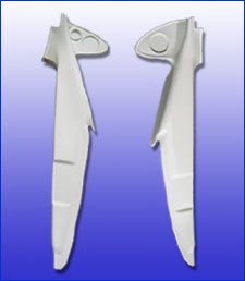 Cessna 152 Post Covers (no flap gauge slot) (1978 - 86) 26 - 13 - 80A, 0413484, 0415013 - Texas Aeroplastics