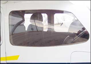 Cessna 172 Left Rear Side Window; 28 - 385 - 18C, 0512030 - 13, 0512030 - 23 - 18C