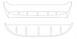 Cessna 182 Skylane Canted Panel 182P, Q (1972 - 1980) 0700702 - 21 - 21B