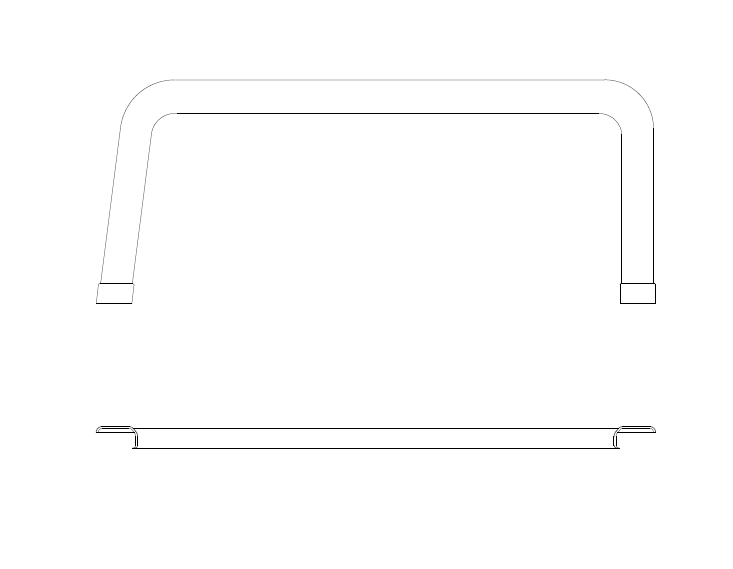 Cessna 210 Interior - Upper Door Window Molding (Left & Right) - 210M ...