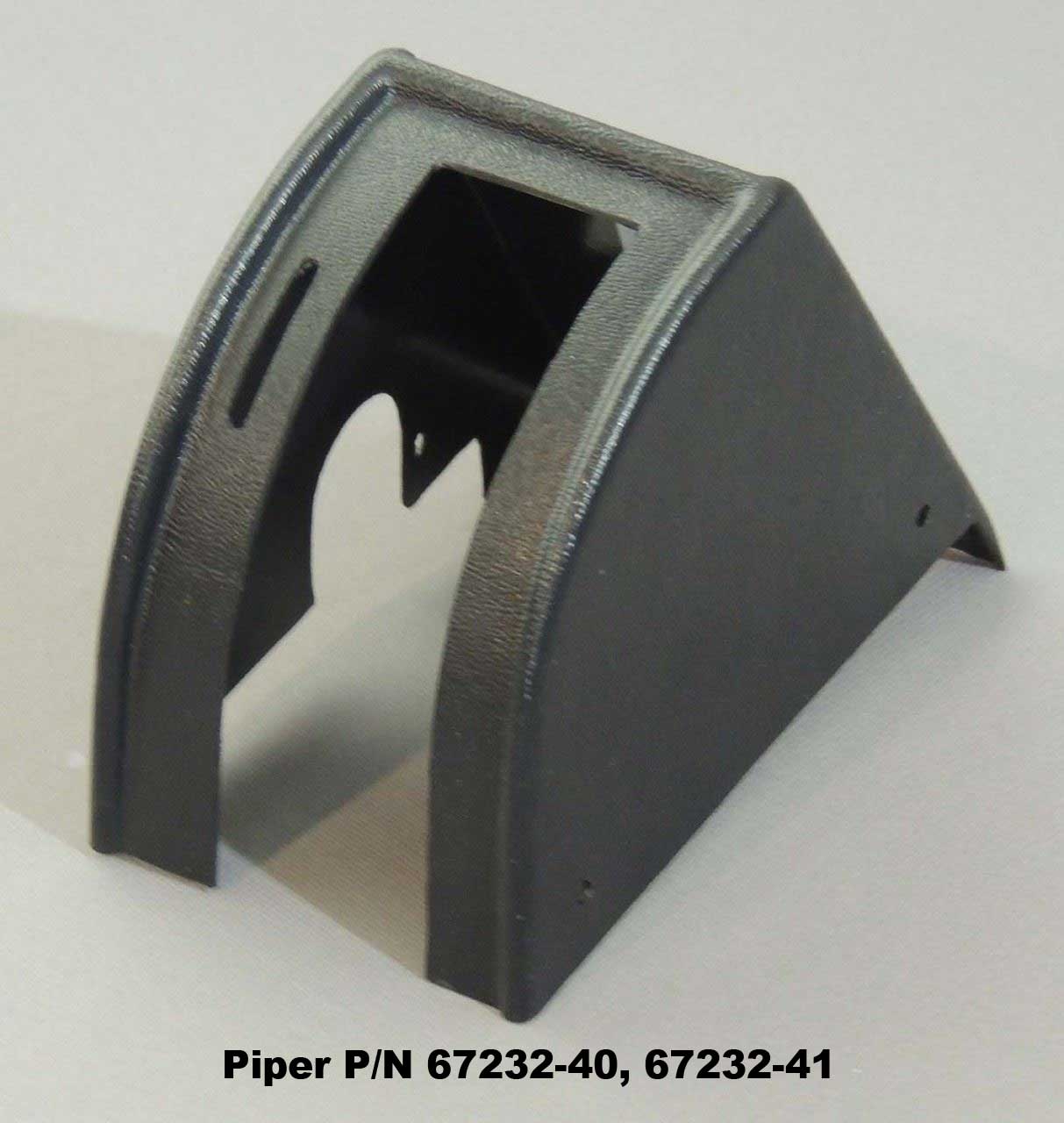 Piper PA - 28 Engine Controls Cover, 67232 - 21B