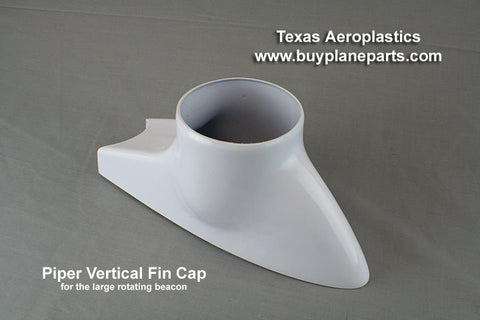 Piper Vertical Fin Cap (For Large Rotating Beacon), 60 - 28 - 80A, 65345 - Texas Aeroplastics